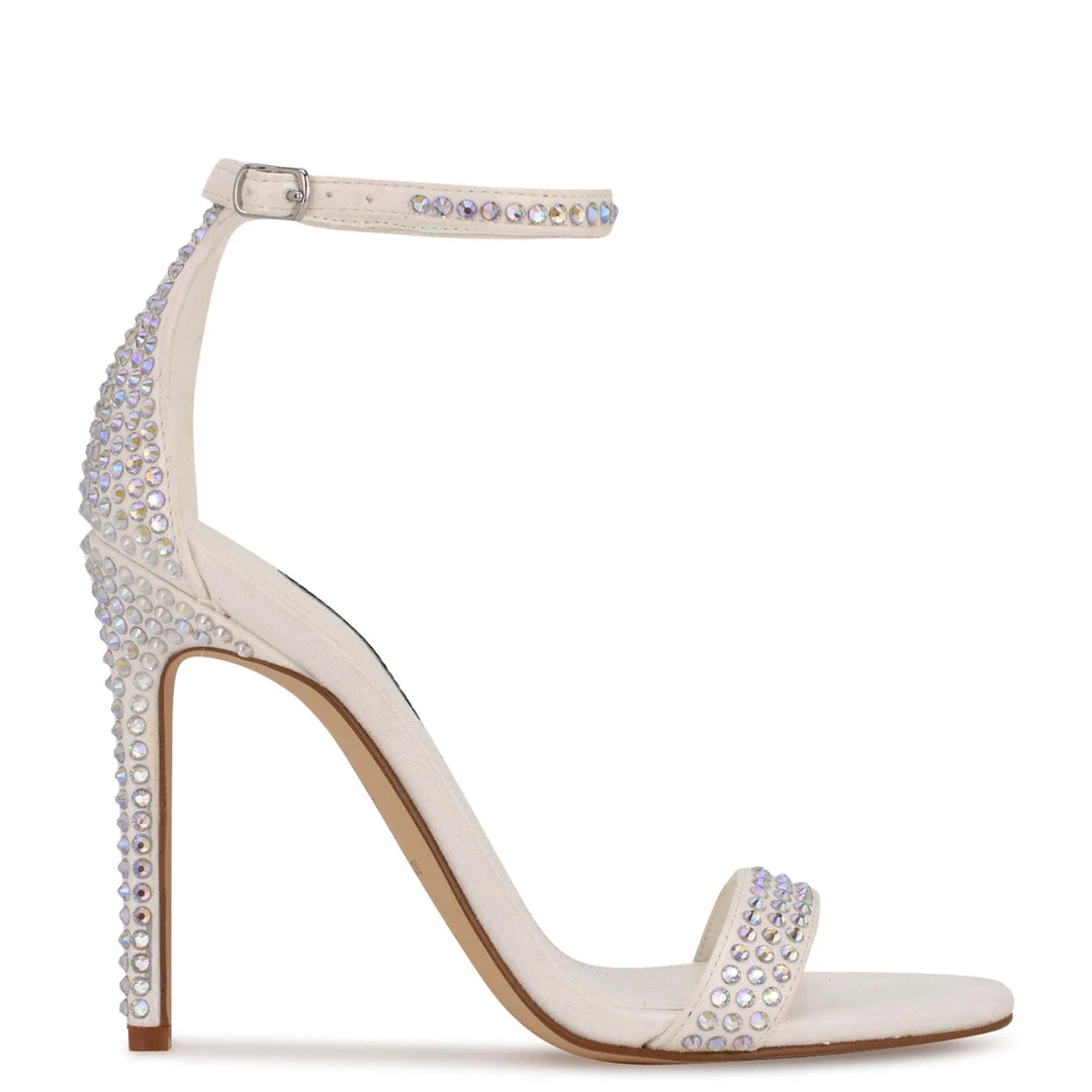 Nine West Metallic Mindset Toria Ankle Strap Sandals 3 Nine West Metallic Mindset Toria Ankle Strap Sandals