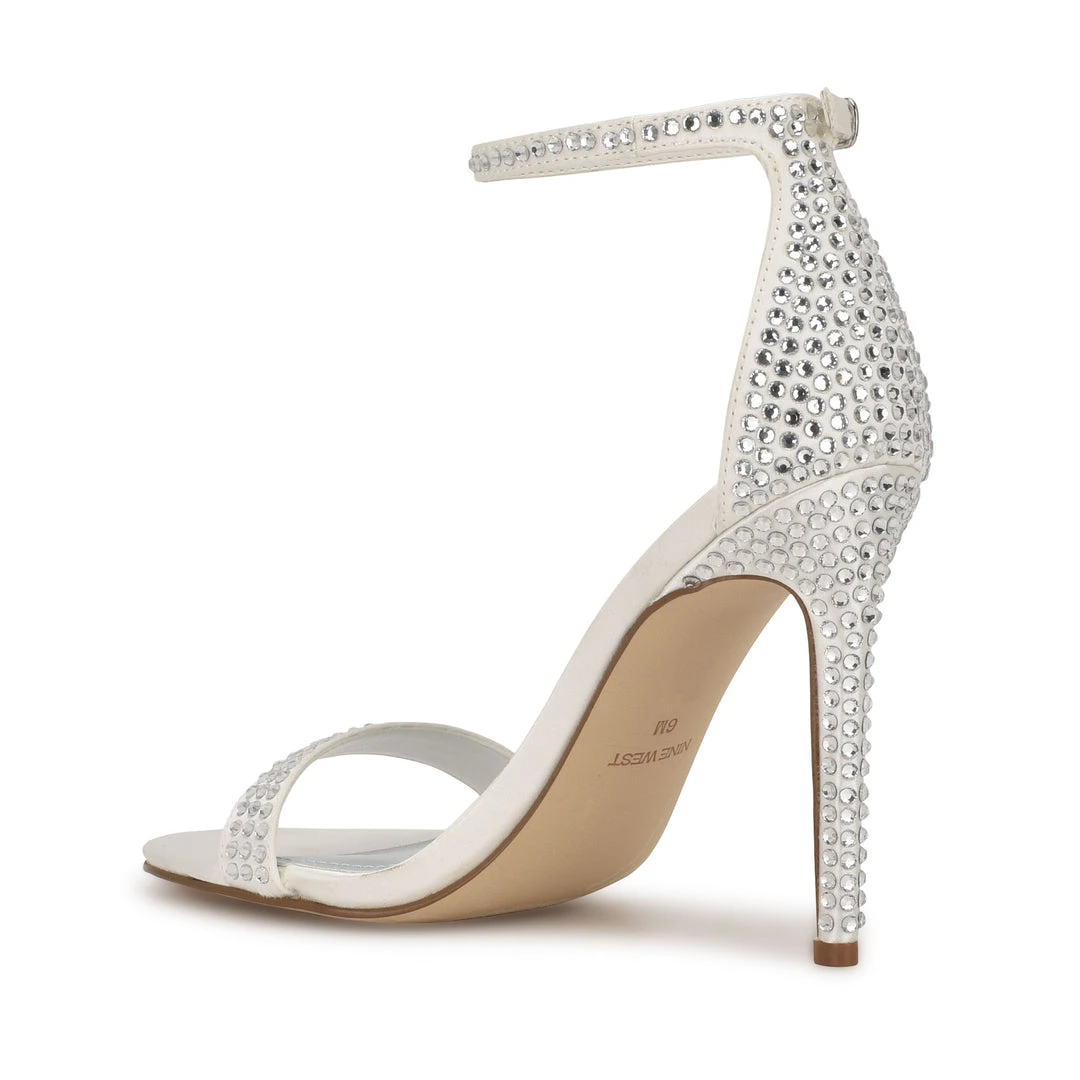 Nine West Bridal Toria Ankle Strap Sandals 5 Nine West Bridal Toria Ankle Strap Sandals