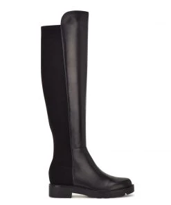 Nine West Tread Over The Knee Lug Sole Boots Shoes