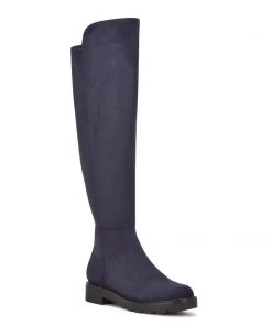 Nine West Color Pop Tread Over The Knee Lug Sole Boots
