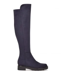 Nine West Color Pop Tread Over The Knee Lug Sole Boots