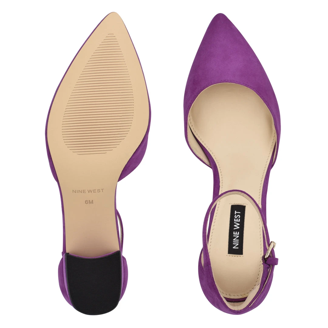 Nine West Heels Trini Ankle Strap Block Heel Pumps 7 Nine West Heels Trini Ankle Strap Block Heel Pumps