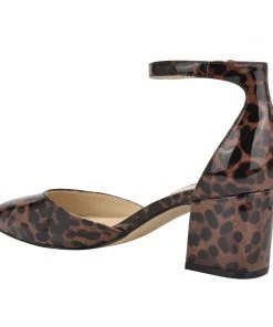 Nine West Trini Ankle Strap Block Heel Pumps Heels