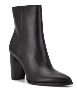 Nine West Tryme 9x9 Heeled Booties Shoes