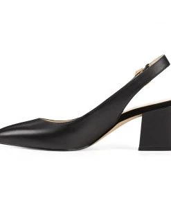 Nine West Heels Tulip Block Heel Slingback Pumps