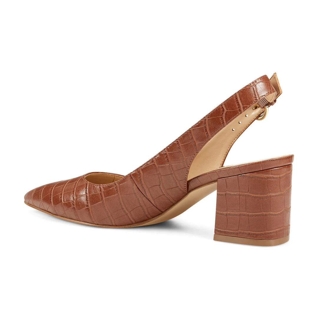 Nine West Heels Tulip Block Heel Slingback Pumps 5 Nine West Heels Tulip Block Heel Slingback Pumps