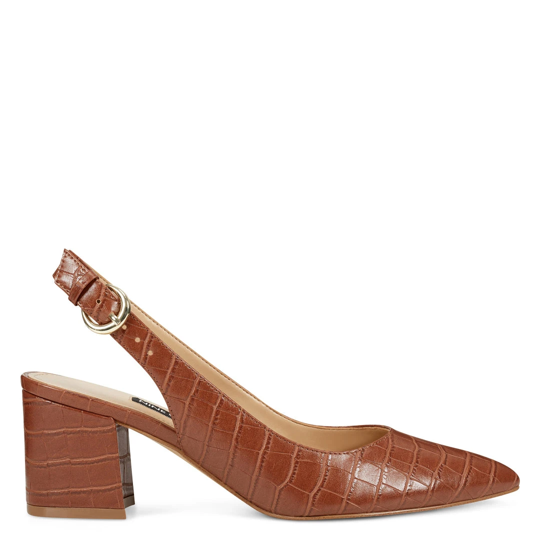 Nine West Heels Tulip Block Heel Slingback Pumps 3 Nine West Heels Tulip Block Heel Slingback Pumps