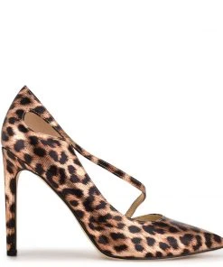 Nine West Twirl Pointy Toe Pumps Metallic Mindset