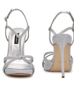 Nine West High Impact Platforms Ulliy Heeled Dress Sandals