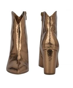 Nine West Metallic Mindset Umay Western Booties