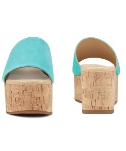 Nine West Vale Platform Slide Sandals 12 Nine West Vale Platform Slide Sandals