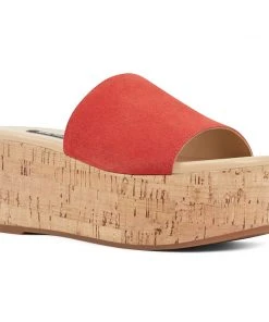 Nine West Vale Platform Slide Sandals Weave Got You