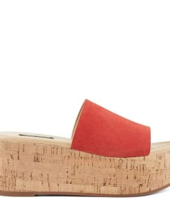 Nine West Vale Platform Slide Sandals Weave Got You