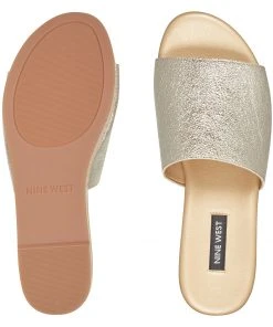 Nine West Vale Platform Slide Sandals