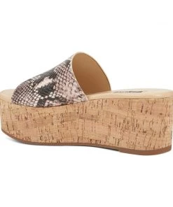 Nine West Weave Got You Vale Platform Slide Sandals