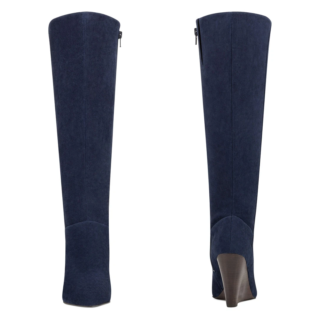 Nine West Varin Wide Calf Wedge Boots Boots & Booties 7 Nine West Varin Wide Calf Wedge Boots Boots & Booties