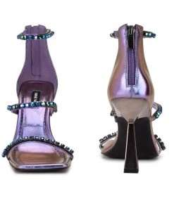Nine West Vavoom Rhinestone Strappy Dress Sandals Color Pop 10 Nine West Vavoom Rhinestone Strappy Dress Sandals Color Pop