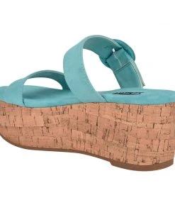 Nine West Very Platform Slide Sandals Weave Got You