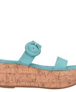 Nine West Very Platform Slide Sandals Weave Got You