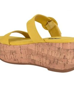 Nine West Very Platform Slide Sandals Weave Got You