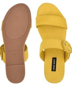 Nine West Very Platform Slide Sandals Weave Got You