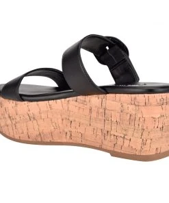 Nine West Very Platform Slide Sandals Weave Got You