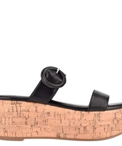 Nine West Very Platform Slide Sandals Weave Got You