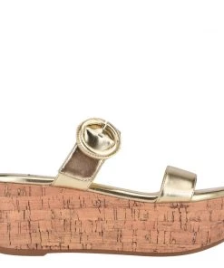 Nine West Weave Got You Very Platform Slide Sandals