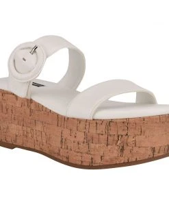 Nine West Very Platform Slide Sandals