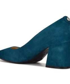 Nine West Vibe 9x9 Block Heel Pumps Color Pop