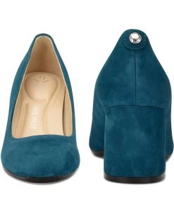 Nine West Vibe 9x9 Block Heel Pumps Color Pop