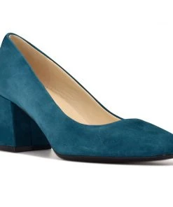 Nine West Vibe 9x9 Block Heel Pumps Color Pop