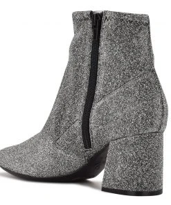 Nine West Metallic Mindset Viper 9x9 Heeled Booties