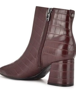 Nine West Vivy 9x9 Heeled Booties Shoes 9 Nine West Vivy 9x9 Heeled Booties Shoes