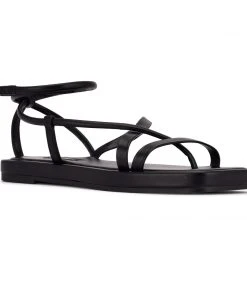 Nine West Waren Strappy Flat Sandals