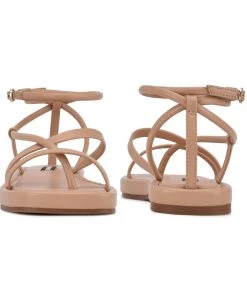Nine West Shoes Waren Strappy Flat Sandals