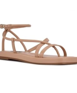 Nine West Shoes Waren Strappy Flat Sandals