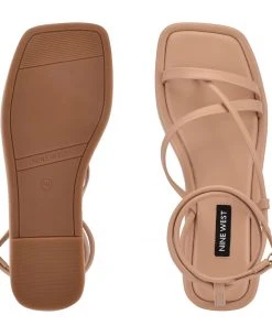Nine West Shoes Waren Strappy Flat Sandals