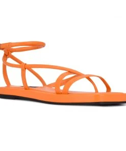 Nine West Waren Strappy Flat Sandals