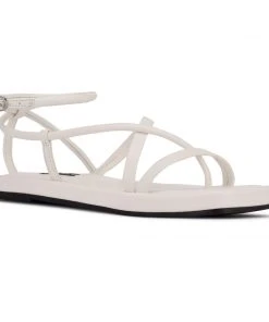 Nine West Shoes Waren Strappy Flat Sandals