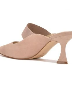 Nine West Watchit Pointy Toe Mules Heel Appeal