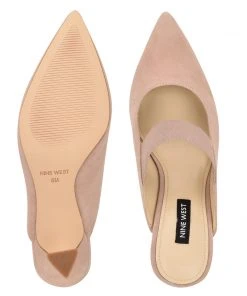 Nine West Watchit Pointy Toe Mules Heel Appeal