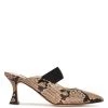Nine West Watchit Pointy Toe Mules Heel Appeal