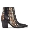 Nine West What Studded Block Heel Booties