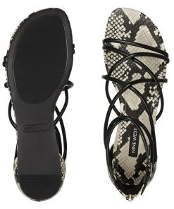 Nine West Whisper Flat Strappy Sandals Flats 13 Nine West Whisper Flat Strappy Sandals Flats