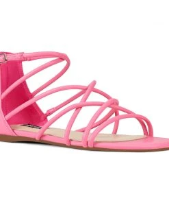 Nine West Whisper Flat Strappy Sandals