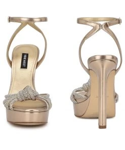 Nine West Wowzz Platform Dress Sandals High Impact Platforms