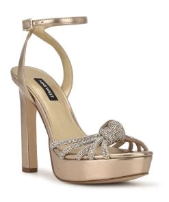Nine West Wowzz Platform Dress Sandals High Impact Platforms