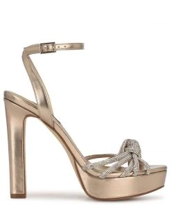 Nine West Wowzz Platform Dress Sandals High Impact Platforms
