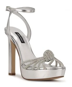 Nine West Wowzz Platform Dress Sandals High Impact Platforms